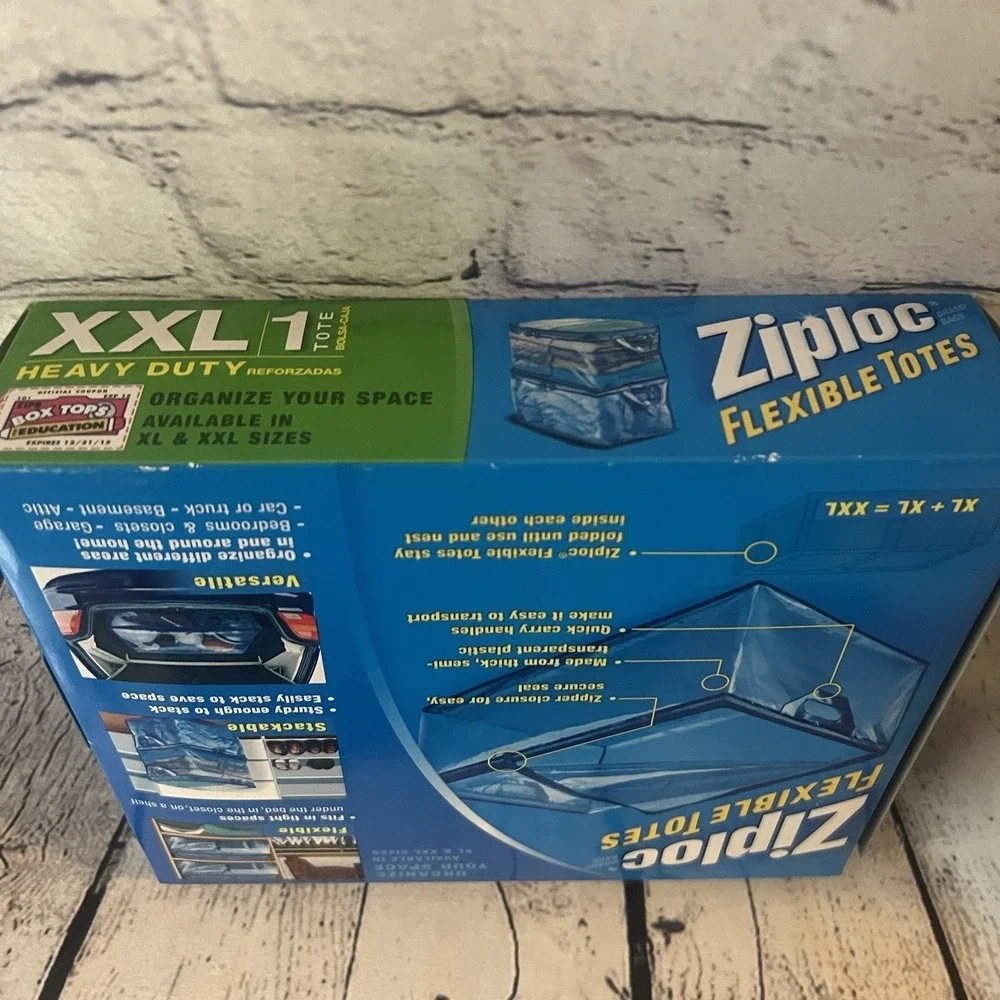 Ziploc XXL Flexible Totes 1 Bag 22 GAL 2.2' x 16